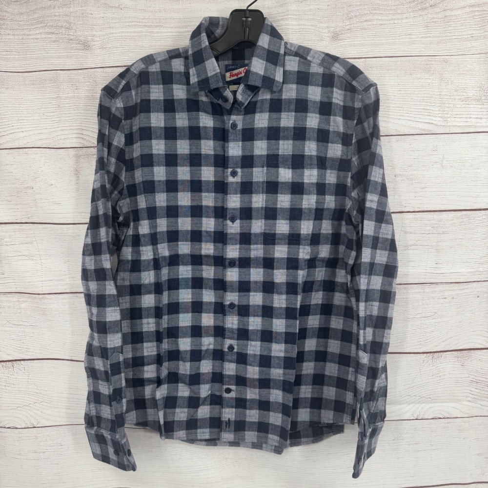 Johnnie-O Hangin' Out Flannel Shirt‎ Plaid Button Up Long Sleeve Small